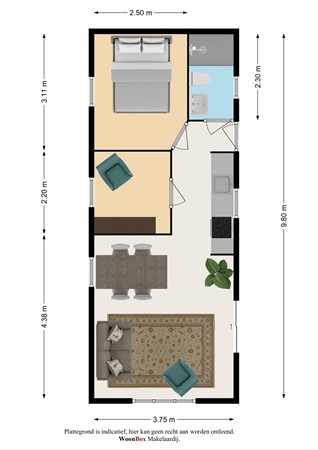 Floorplan - Dennendreef 5-310, 5282 HK Boxtel